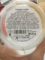 Mängden socker i Tarama crabe