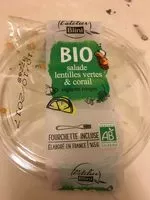 Mängden socker i Salade lentilles vertes et corail