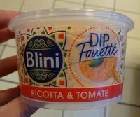 Mängden socker i Dip fouetté ricotta et tomate