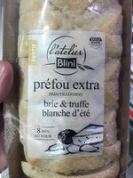 Mängden socker i Prefou extra brie & truffe blanche d'été