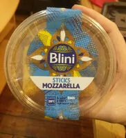 Mängden socker i Sticks mozzarella