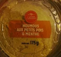Mängden socker i Houmous aux petits pois et menthe