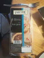 Mängden socker i 8 blinis pour foie gras