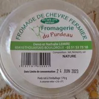 Mängden socker i Fromage de chèvre fermier nature