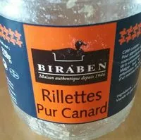 Mängden socker i Rillettes pur canard