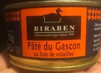 Mängden socker i Pâte du Gascon au foie de volailles