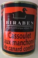 Mängden socker i Cassoulet aux manchons de canard confits