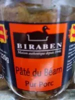 Mängden socker i Pâté du Béarn pur porc
