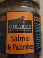 Mängden socker i Salmis de palombes