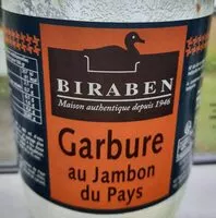 Mängden socker i GARBURE AU JAMBON DE PAYS