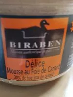 Mängden socker i Délice mousse au foie de canard
