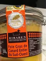 Mängden socker i Foie gras de canard entier