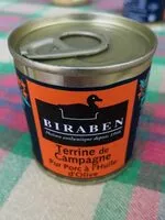 Mängden socker i Terrine de Campagne pur porc a l'huile