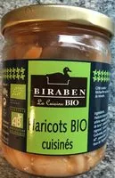 Mängden socker i Haricots BIO cuisinés