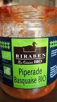 Mängden socker i Piperade basquaise bio