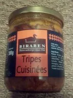 Mängden socker i Tripes cuisinées