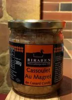 Mängden socker i Cassoulet au Magret