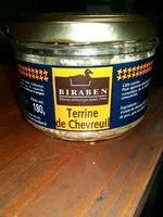 Mängden socker i Terrine de chevreuil