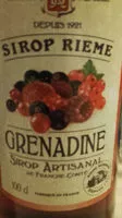 Mängden socker i Sirop Grenadine