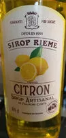 Mängden socker i Sirop de citron Rieme