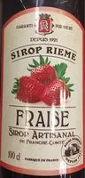 Mängden socker i Sirop de fraise