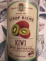 Mängden socker i Sirop de kiwi, garanti pour sucre