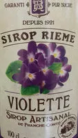 Mängden socker i Sirop de Violette
