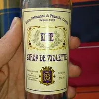 Mängden socker i Sirop artisanal de violette
