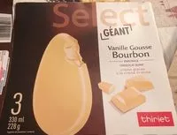 Mängden socker i Select geant vanille