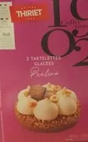 Mängden socker i 2 tartelettes glacées praliné