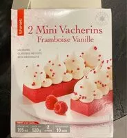 Mängden socker i 2 mini vacherins framboise vanille