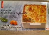 Mängden socker i Lasagne saumon et epinard