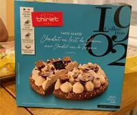 Mängden socker i Tarte Glacée Chocolat au lait du Ghana