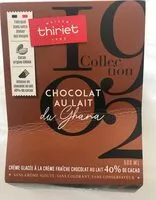 Mängden socker i glace chocolat au lait du ghana