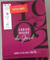 Mängden socker i Sorbet plein fruit 60% cerise noire du Gard