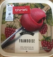 Mängden socker i Sorbet plein fruit framboise