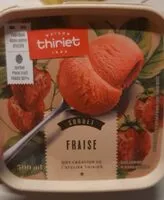 Mängden socker i Sorbet fraise