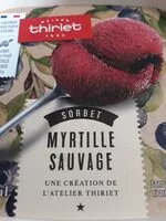 Mängden socker i Sorbet myrtille sauvage