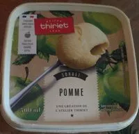 Mängden socker i Sorbet pomme