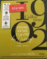 Mängden socker i Sorbet prune Reine Claude du Quercy