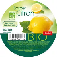 Mängden socker i Sorbet Citron Bio