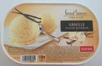 Mängden socker i Grand' Saveurs Crème glacée Vanille Gousse Bourbon à la crème fraîche