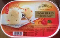 Mängden socker i Plombières avec des Cubes de Fruits Confits au Kirsch