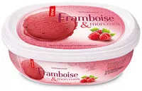 Mängden socker i Sorbet framboise & morceaux