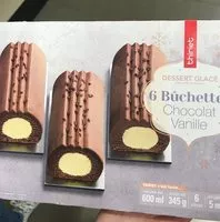 Mängden socker i 6 buchettes chocolat vanille