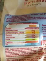 Mängden socker i 3 brioches parisiennes pur beurre