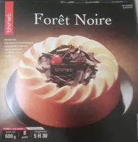 Mängden socker i Forêt noire