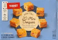 Mängden socker i 20 mini croques thon tomate olive et piment d’Espelette