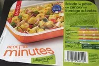 Mängden socker i Salade de pâtes au jambon et fromage de brebis