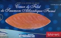 Mängden socker i Coeur de filet de saumon atlantique fumé